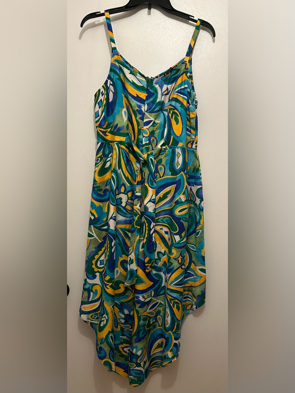 NWT MSK Petite Printed Tie-Waist Wide-Leg Jumpsuit - Picture 2 of 9